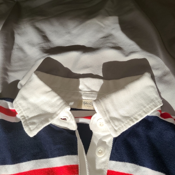 John Galt plaid long sleeve top - Picture 1 of 2